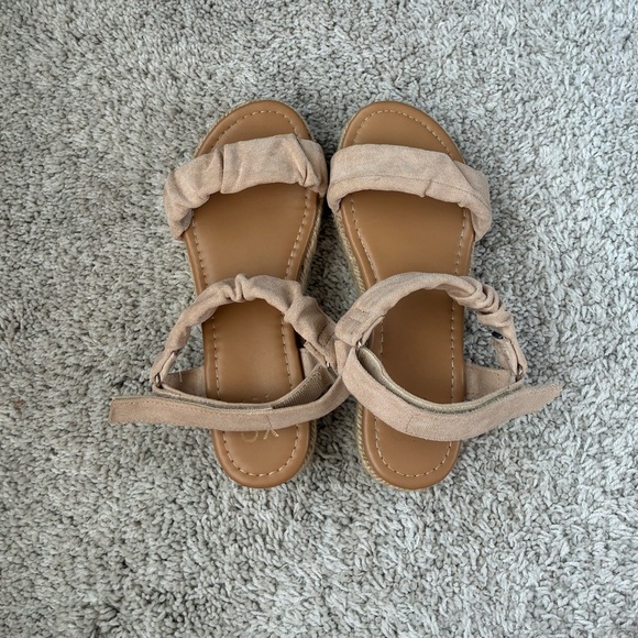 Yoki Beige Espadrille Sandals - Picture 2 of 4